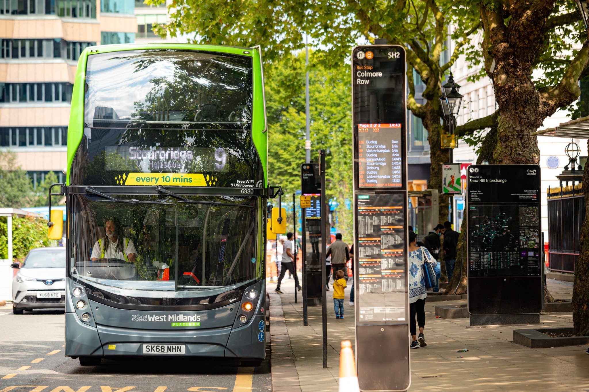 National Express West Midlands bus stop